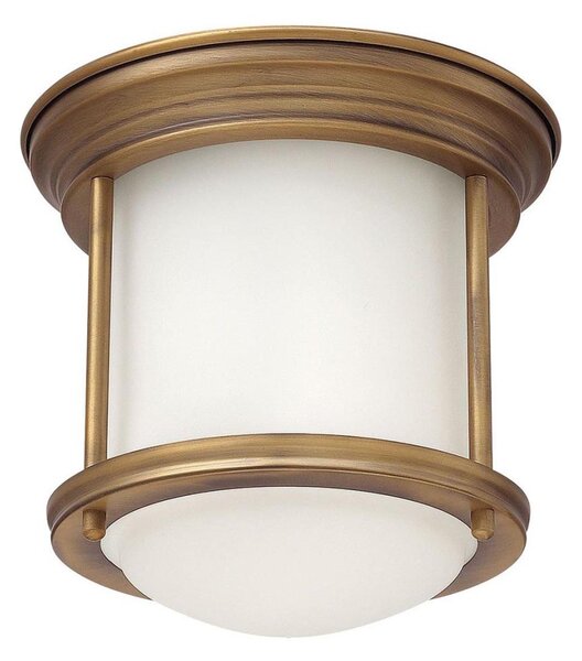 Quintiesse QN-HADRIAN-MINI-F-BR-OPAL – Corp de iluminat exterior HADRIAN, montaj aparent, difuzor opal, finisaj bronz, 1x E27/60W/230V, IP44