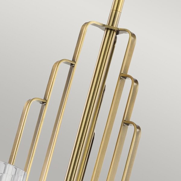 Quintiesse QN-KIMROSE6-BNB - Candelabru cu tijă KIMROSE 6xE14/40W/230V, auriu