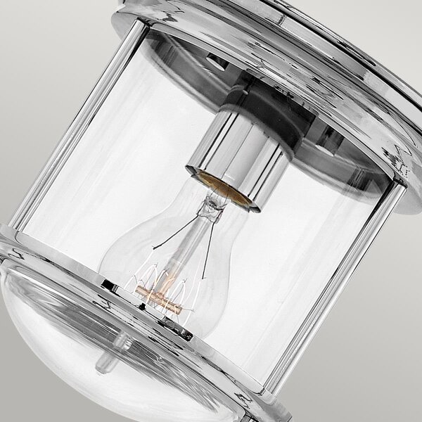 Quintiesse QN-HADRIAN-MINI-F-CM-CLEAR - Plafonieră de exterior HADRIAN 1xE27/60W/230V IP44