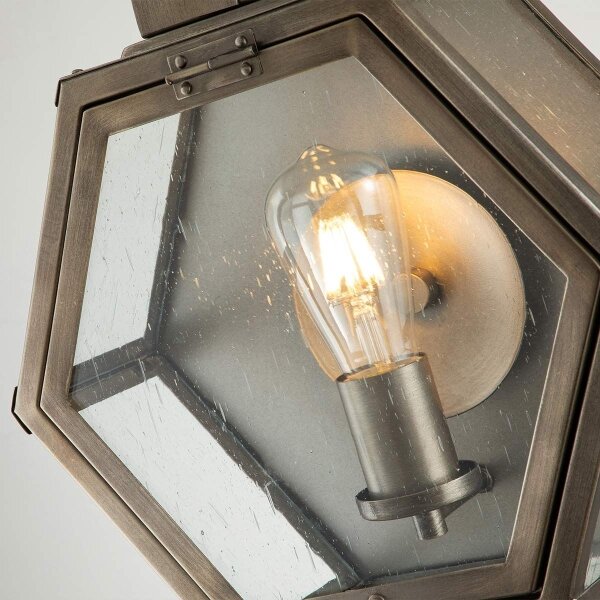 Quintiesse QN-HEATH-M-BU - Aplica de exterior HEATH M 1xE27/60W/230V IP44 bronz