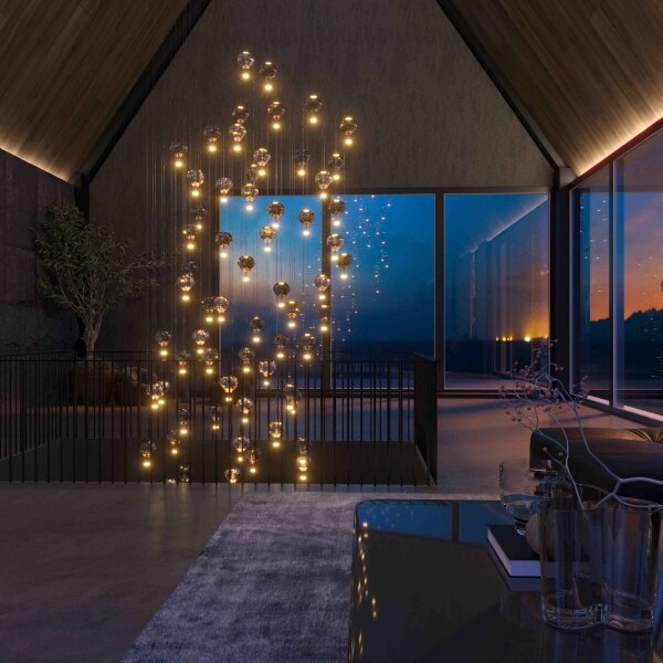 Lustră LED dimabilă pe cablu MAXLIGHT P0526D PALLONCINI 11xLED/6W/230V