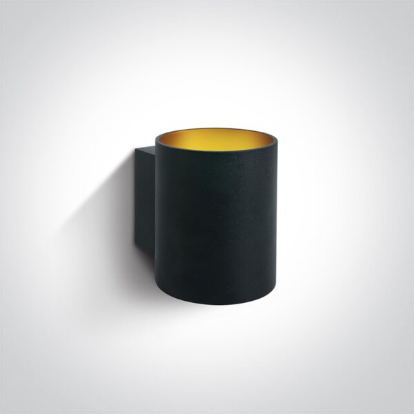 One Light Glafki lampă de perete 1x30 W negru 6017/B