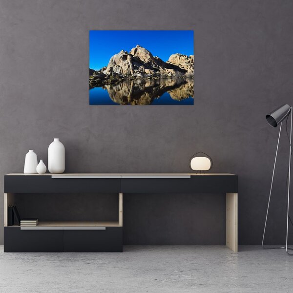 Tablou oglinzirea pietrelor (70x50 cm)