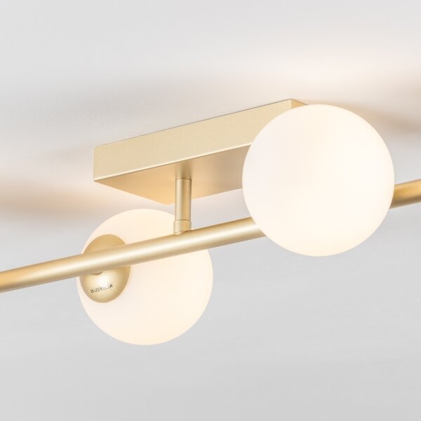 Lustră LED aplicată Brilagi MILLA 4xG9/3W/230V auriu/alb