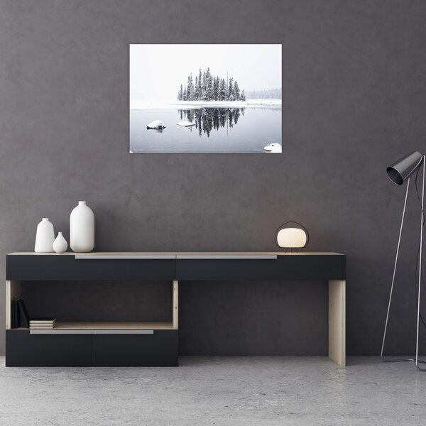 Tablou - A fost alb (70x50 cm)