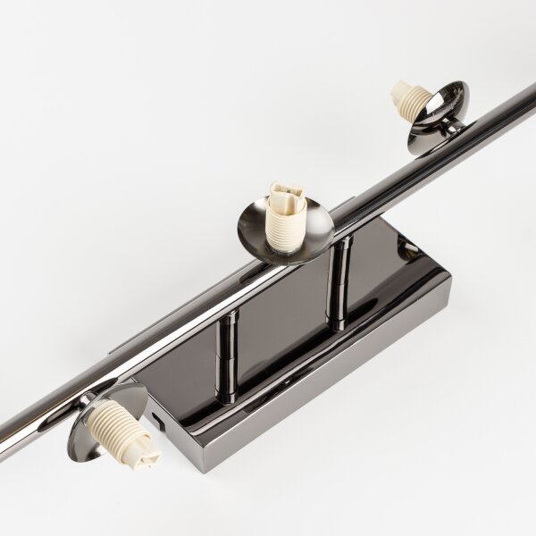 Brilagi - Lustră LED aplicată MILLA 7xG9/3W/230V, negru cromat/auriu