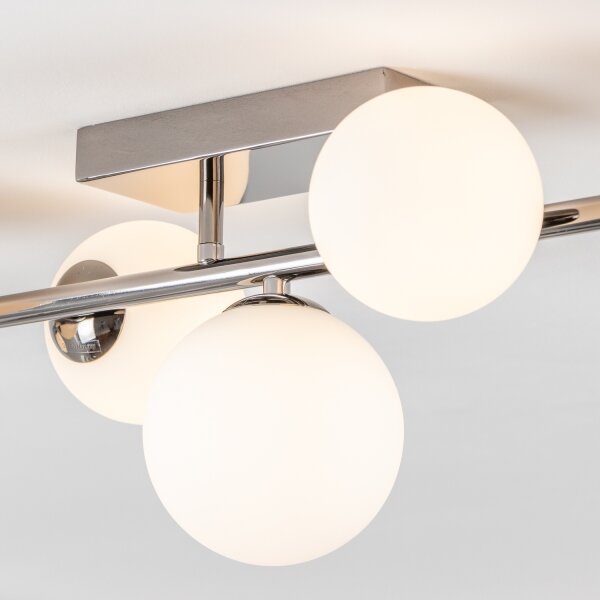 Brilagi - Lustră LED aplicată MILLA 7xG9/3W/230V negru crom/alb