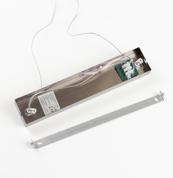 Brilagi - Lustru LED pe cablu MILLA, 10 x G9, 3W, 230V, crom-negru / sticlă fumurie