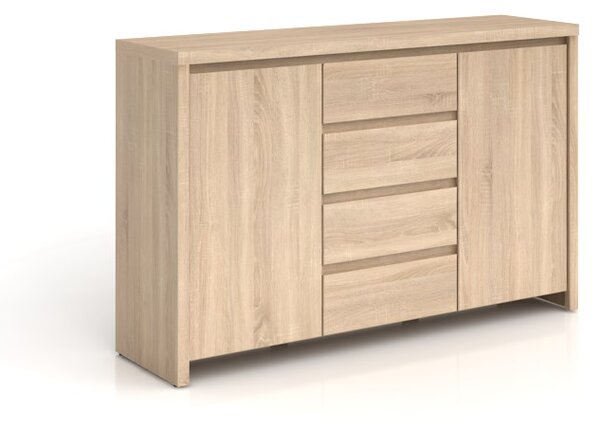 Comodă Kaspian KOM2D4S (Stejar sonoma). Promo -15%. 798004