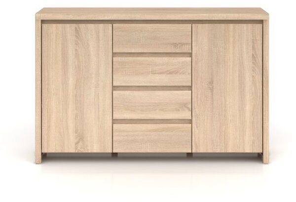 Comodă Kaspian KOM2D4S (Stejar sonoma). Promo -15%. 798004