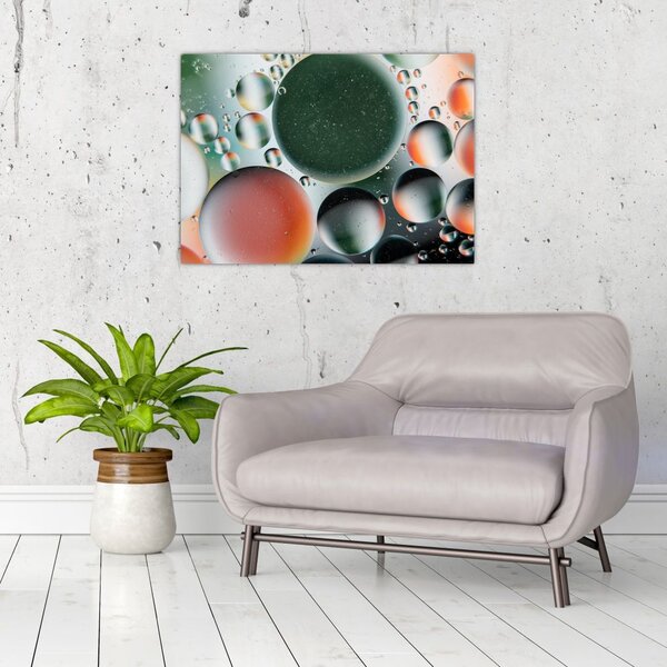 Tablou abstract - buline (70x50 cm)