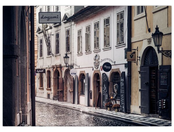 Tablou - Strada din Praga (70x50 cm)