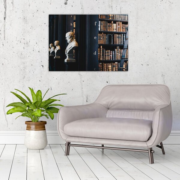Tablou - La bibliotecă (70x50 cm)