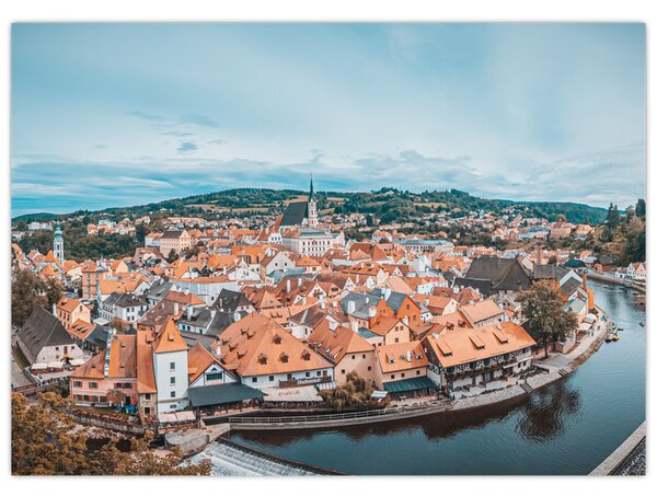 Tablou - Krumlov din Cehia (70x50 cm)