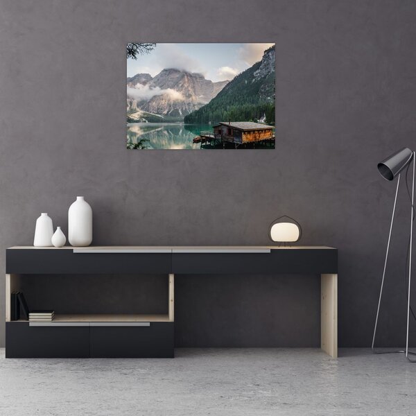 Tablou - Lake Prags (70x50 cm)