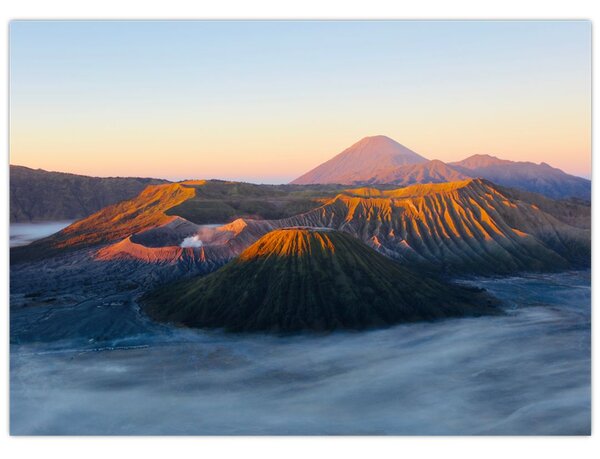 Tablou cu muntele Bromo în Indonesia (70x50 cm)