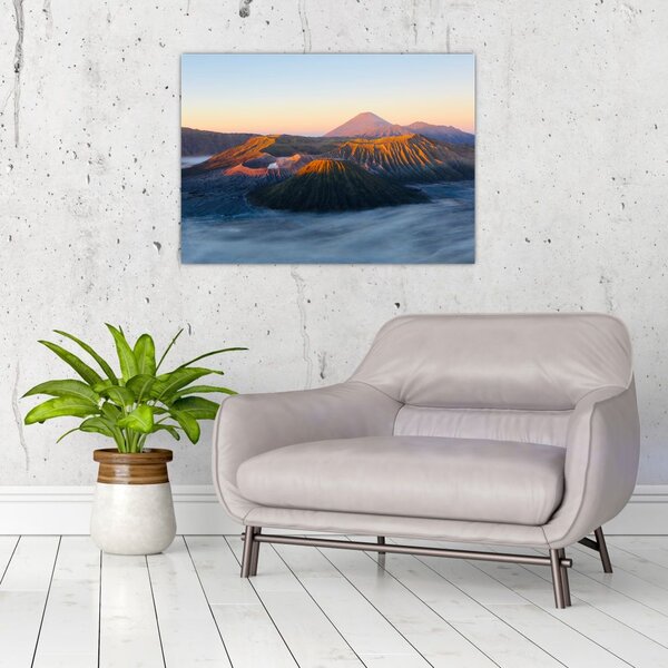 Tablou cu muntele Bromo în Indonesia (70x50 cm)