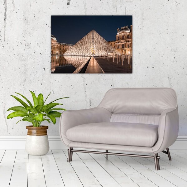 Tablou - Louvre noaptea (70x50 cm)