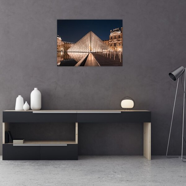 Tablou - Louvre noaptea (70x50 cm)