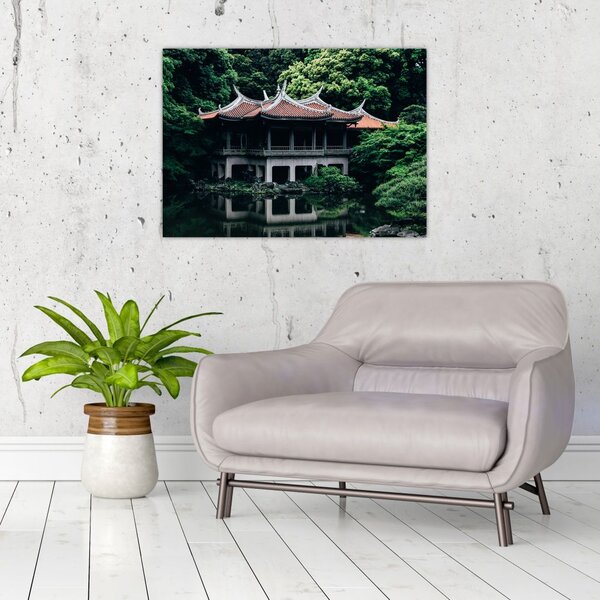 Tablou cu grădina japoneză națională (70x50 cm)