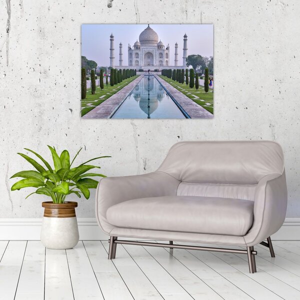 Tablou - Taj Mahal în răsăsrit de soare (70x50 cm)