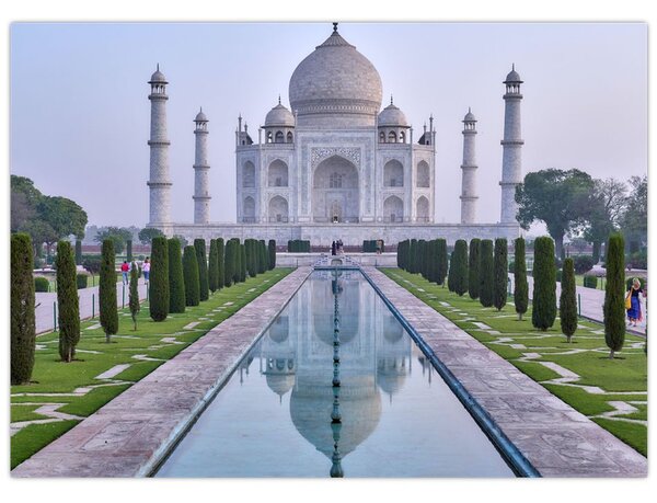 Tablou - Taj Mahal în răsăsrit de soare (70x50 cm)