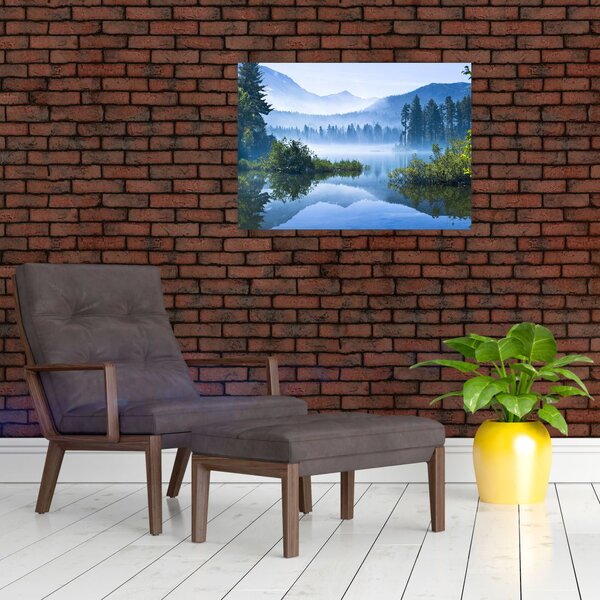 Tablou cu lac montan (70x50 cm)