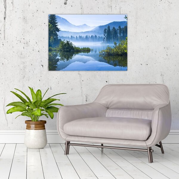 Tablou cu lac montan (70x50 cm)