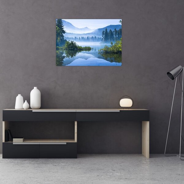Tablou cu lac montan (70x50 cm)