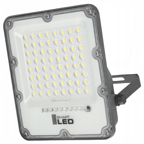 Proiector solar LED reglabil, 50 W, 3,2 V, 5000 K, 6000 mAh, IP65, negru + telecomandă