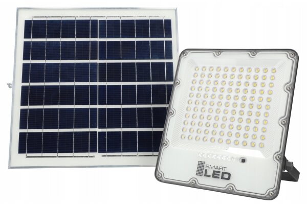 Proiector solar LED reglabil LED/150W/3,2V 5000K 15000 mAh IP65 negru + telecomandă