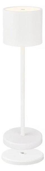 Briloner 7521016 - Lampă de birou LED SIGO cu dimmer, 2,5 W / 5 V, IP44, 2600 mAh, albă