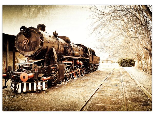 Tablou - Locomotiva istorică (70x50 cm)