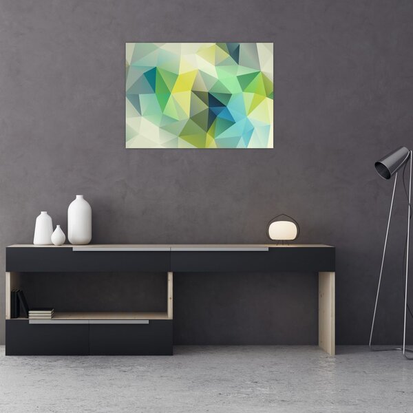 Tablou abstracțiunii geometrice (70x50 cm)