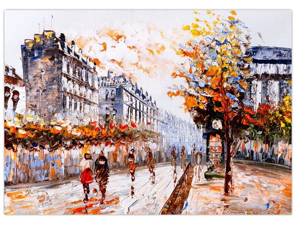 Tablou - Viața în oraș (70x50 cm)