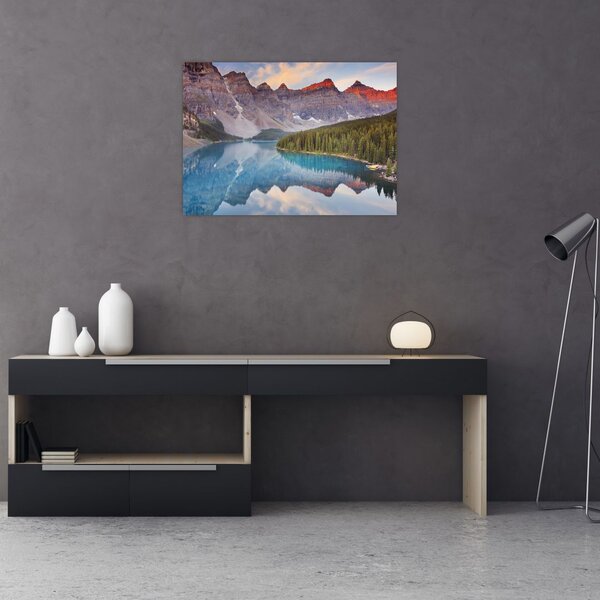 Tablou - Peisaj montan din Canada (70x50 cm)