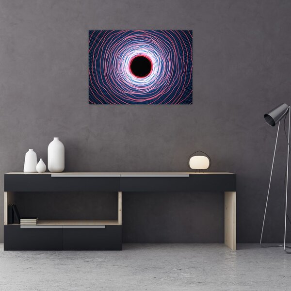 Tablou cercul abstact (70x50 cm)