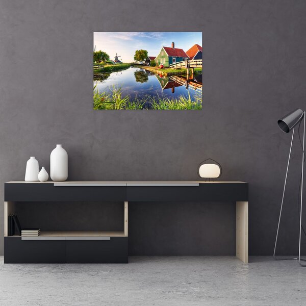 Tablou cu mori din Olanda (70x50 cm)