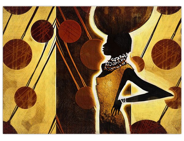 Tablou cu pictură artistică străveche (70x50 cm)