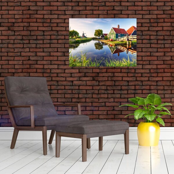 Tablou cu mori din Olanda (70x50 cm)