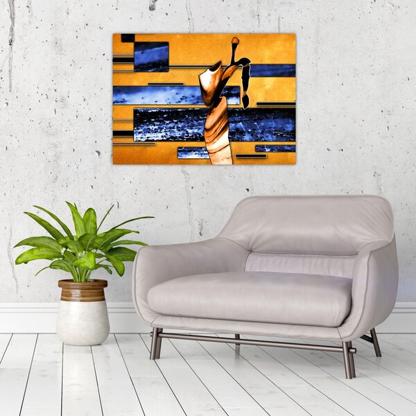 Tablou picturii abstracte (70x50 cm)