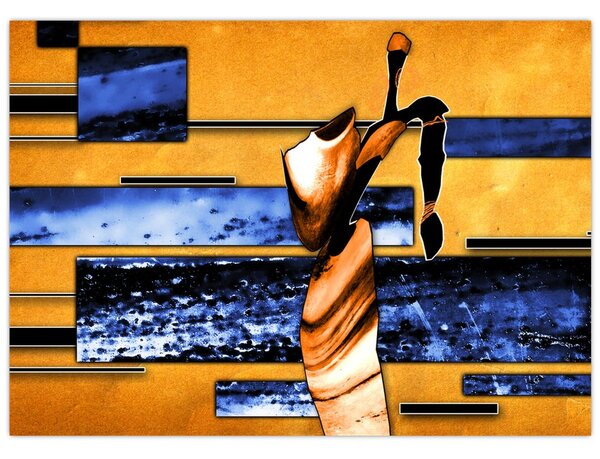 Tablou picturii abstracte (70x50 cm)