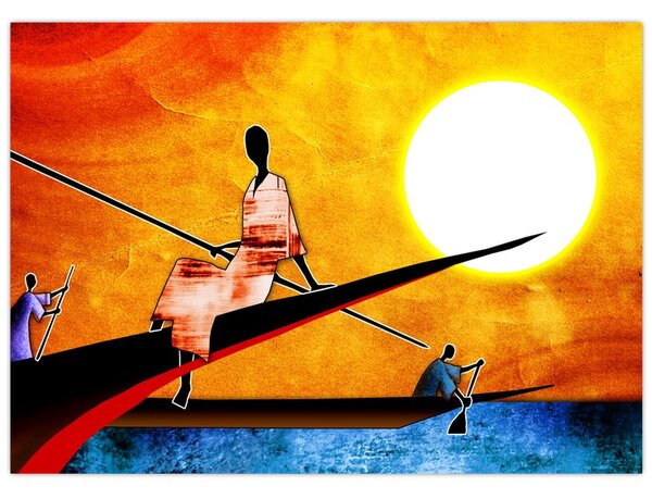 Tablou picturii epochale străveche (70x50 cm)
