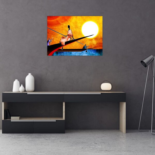 Tablou picturii epochale străveche (70x50 cm)