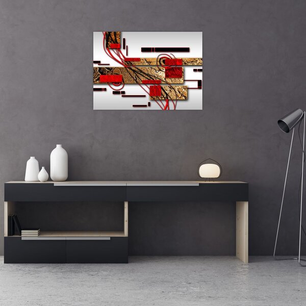 Tablou cu abstracție (70x50 cm)