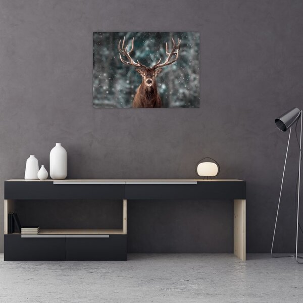 Tablou - Cerbul majestic (70x50 cm)