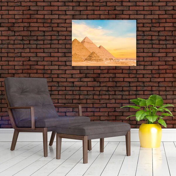 Tablou cu piramidele din Egipt (70x50 cm)