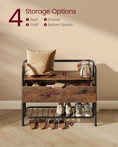 Pantofar Vasagle Maro 80x30x63.5 cm