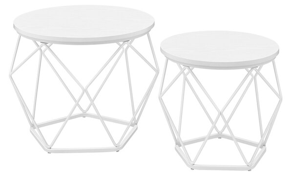 Masuta de cafea Vasagle Alb 48.2x48.2x39.2 cm