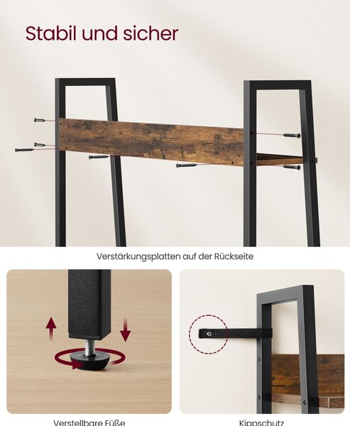 Biblioteca Vasagle Maro 80x30x170 cm